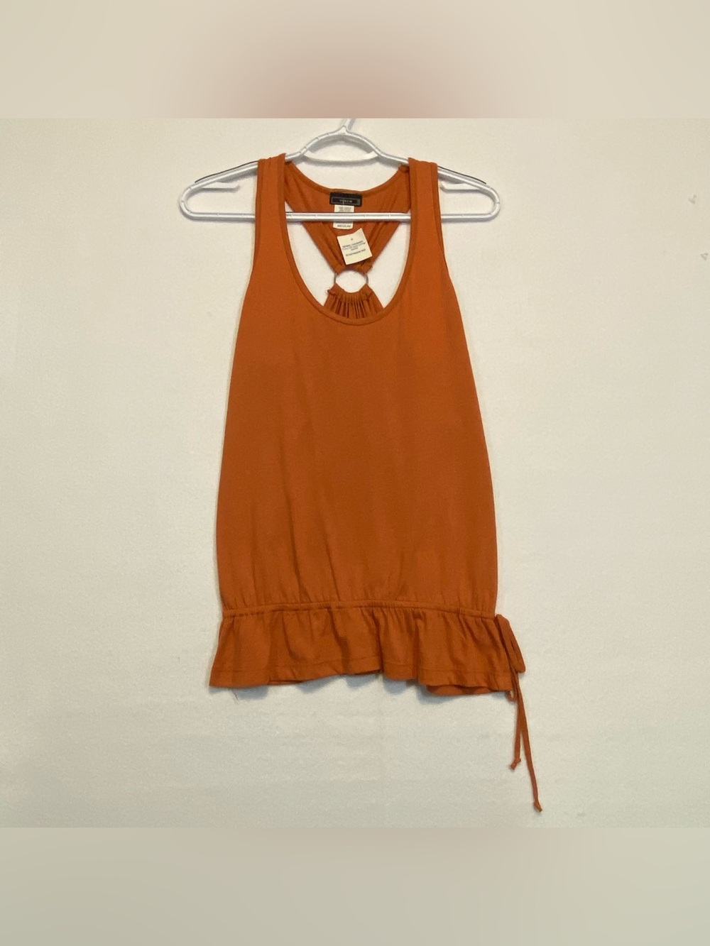 Vixen Racerback Tank Top. Orange.  Women’s SZ M